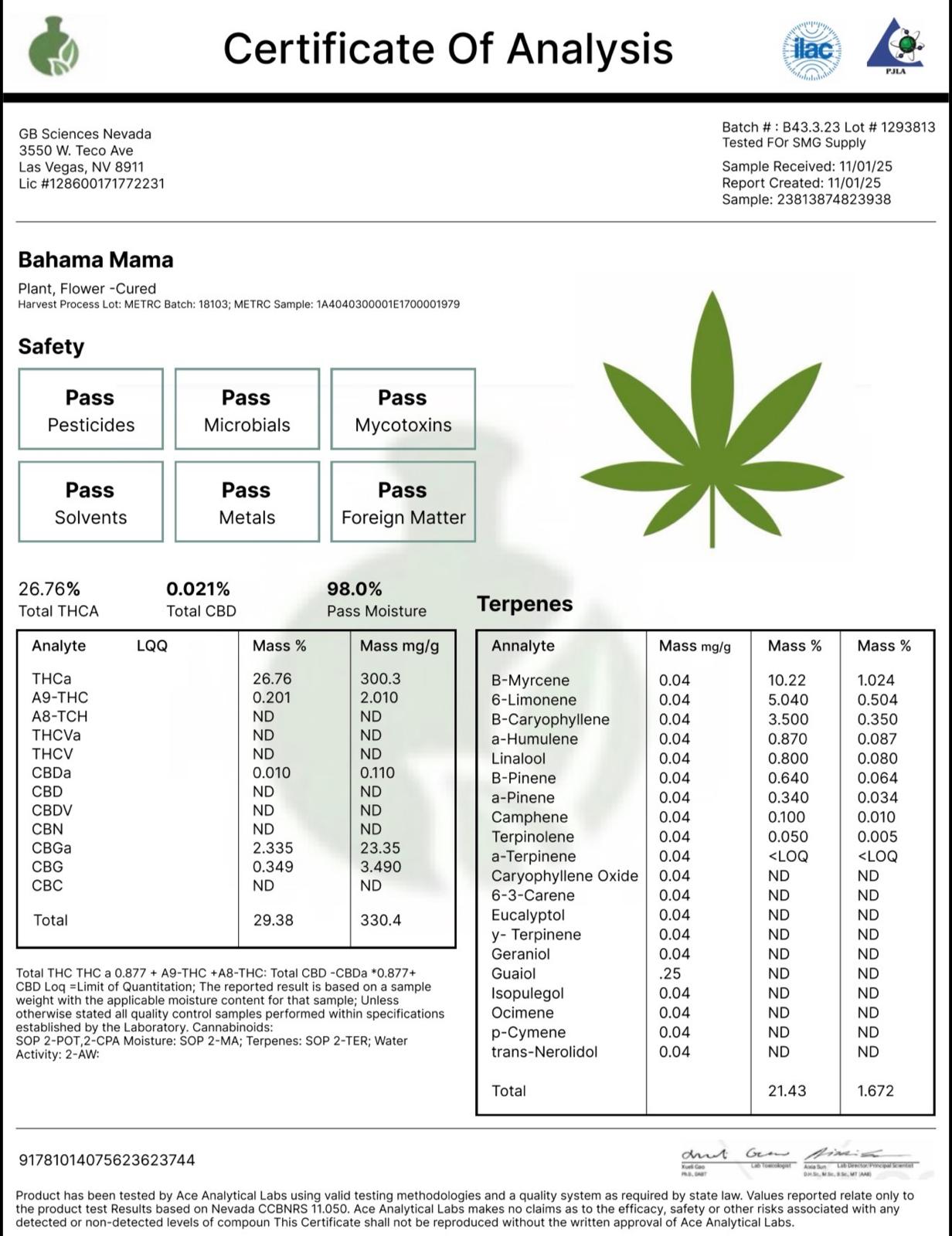 Bahama Mama (Sativa) | THCA Flower