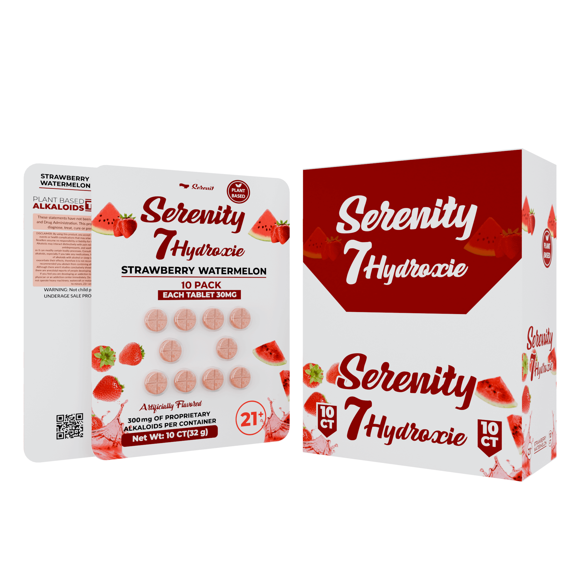 Strawberry (10ct Blister) | Serenity 7 Hydroxie