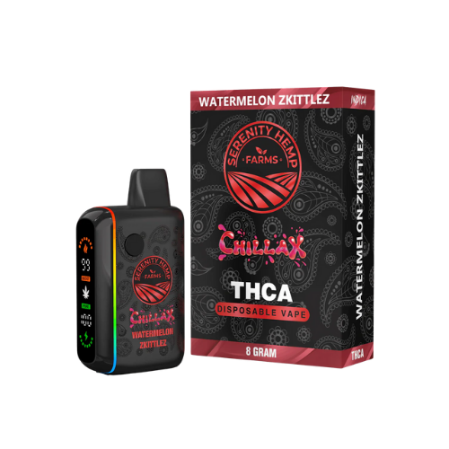Serenity Hemp - Chillax Watermelon Zkittlez Indica THCA 8gm