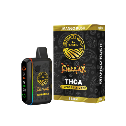 Serenity Hemp - Chillax Watermelon Zkittlez Indica THCA 8gm Disposable Serenity Hemp Farms Serenity Hemp - Chillax Watermelon Zkittlez Indica THCA 8gm Disposable Serenity Hemp Farms