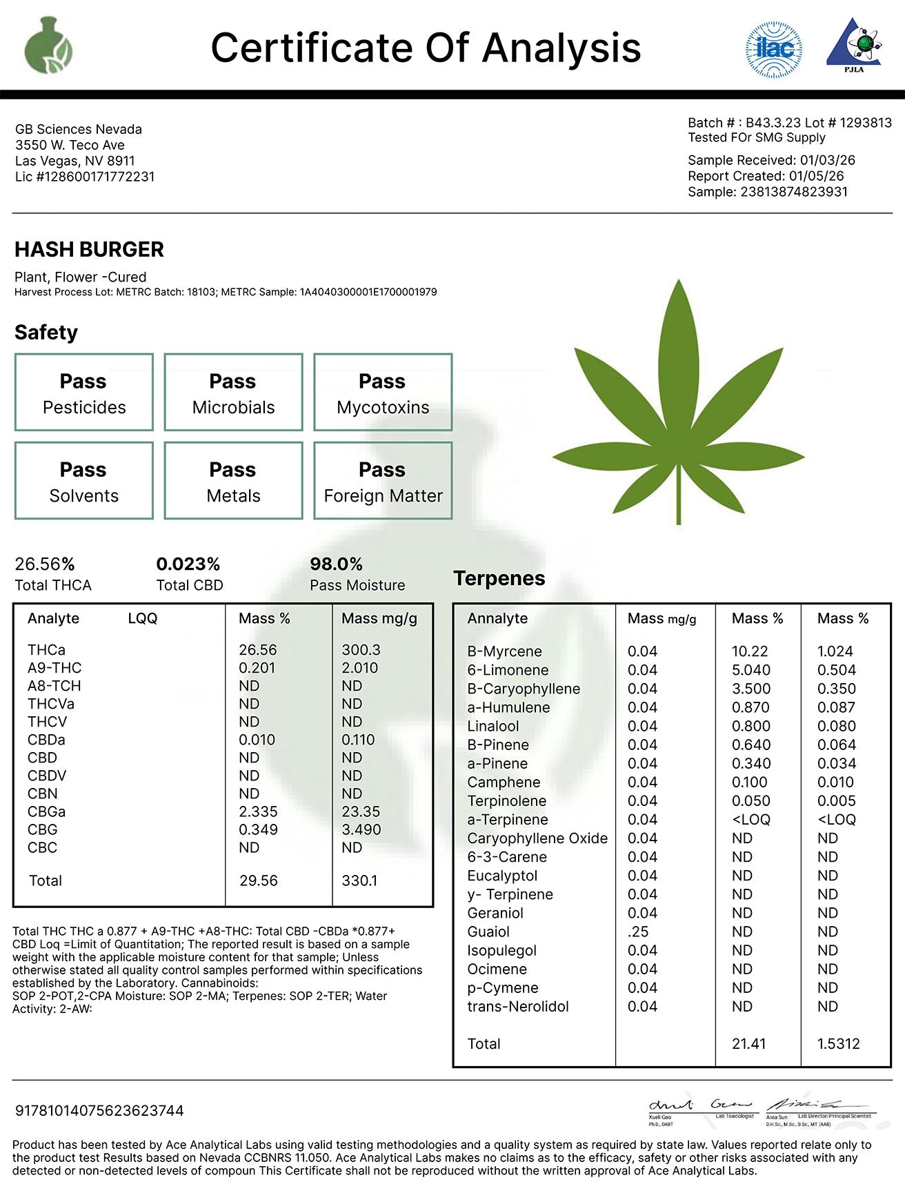 Hash Burger (Indica) | THCA Flower
