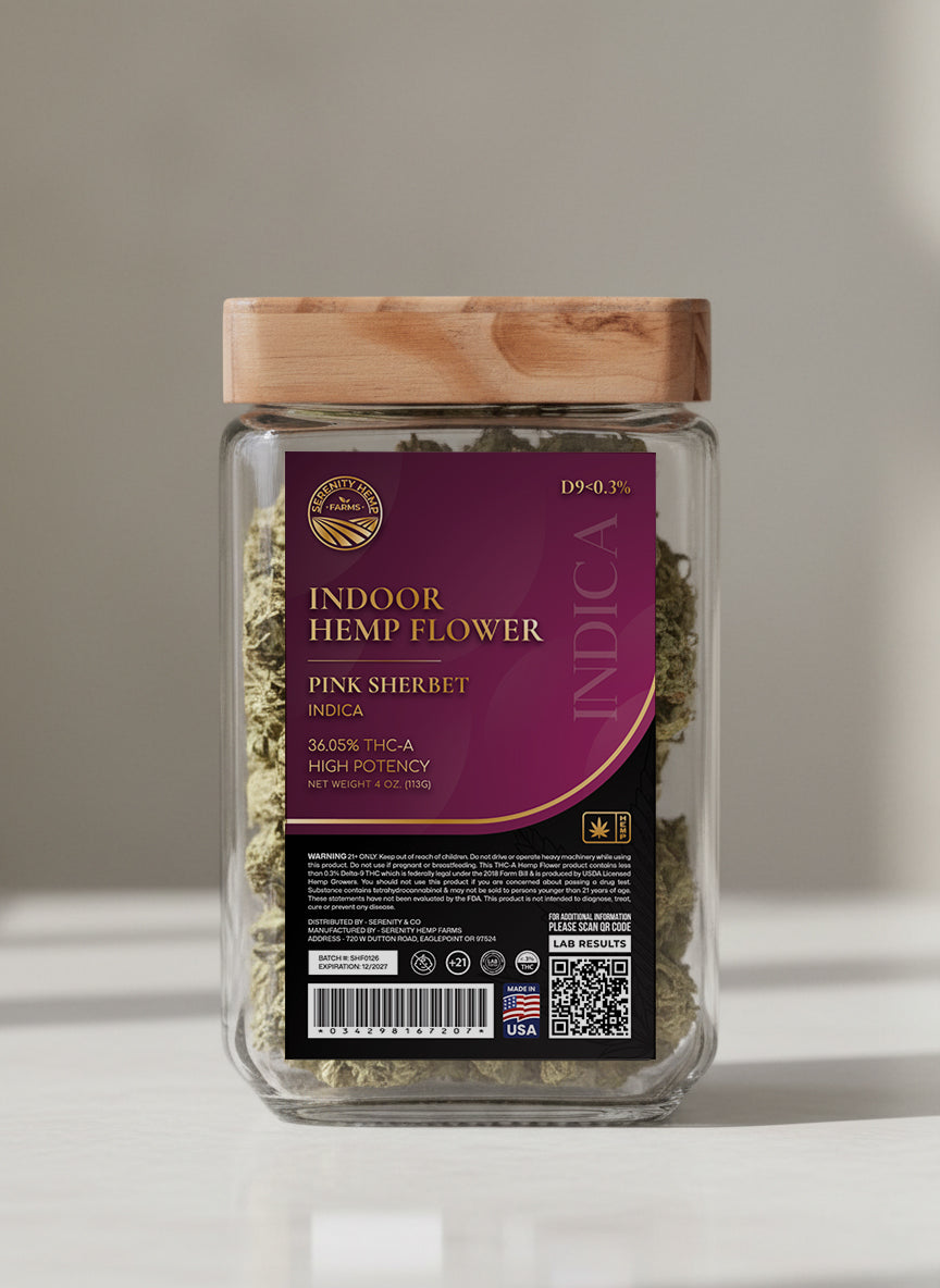 Serenity Hemp - Indoor Hemp Flower THCA Bahama Mama Sativa