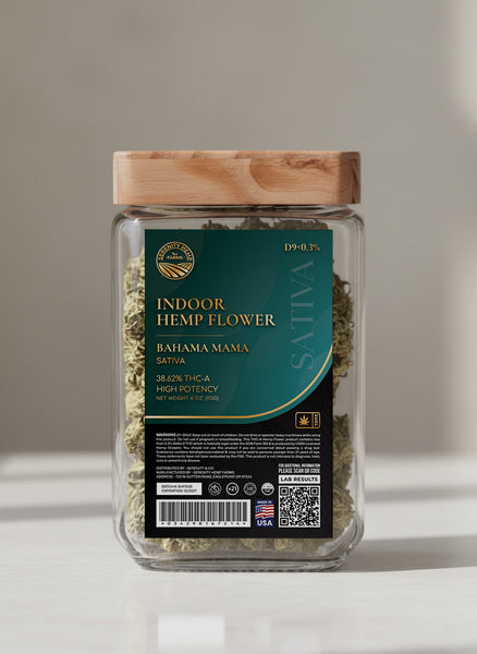 Serenity Hemp - Indoor Hemp Flower THCA Bahama Mama Sativa