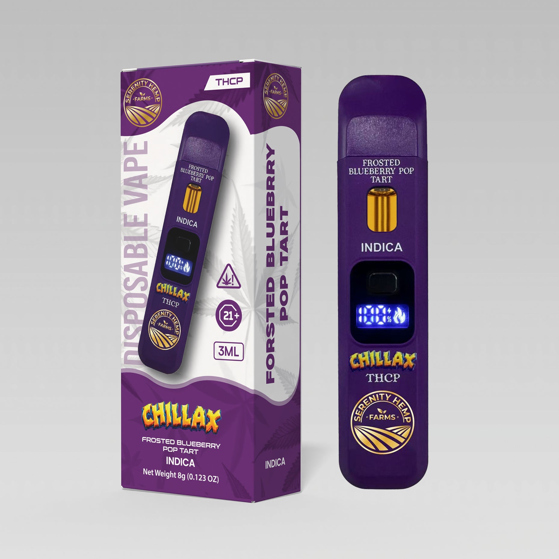 Frosted Blueberry Tart (Indica) | Chillax THCP