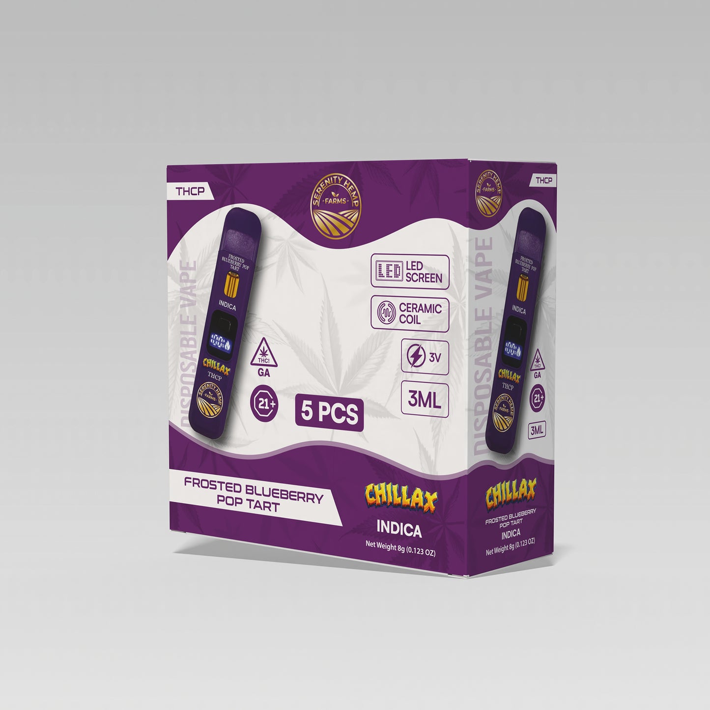 Frosted Blueberry Tart (Indica) | Chillax THCP