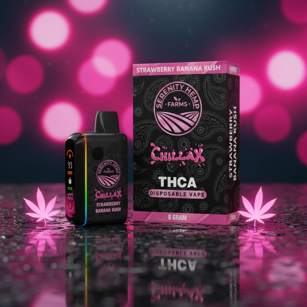 Strawberry Banana Kush (Hybrid) | 8g THCA Disposable