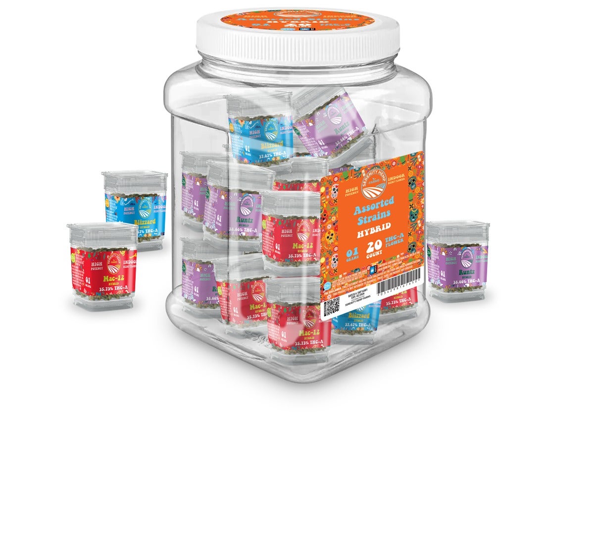Serenity 1g Variety Jar – HYBRID