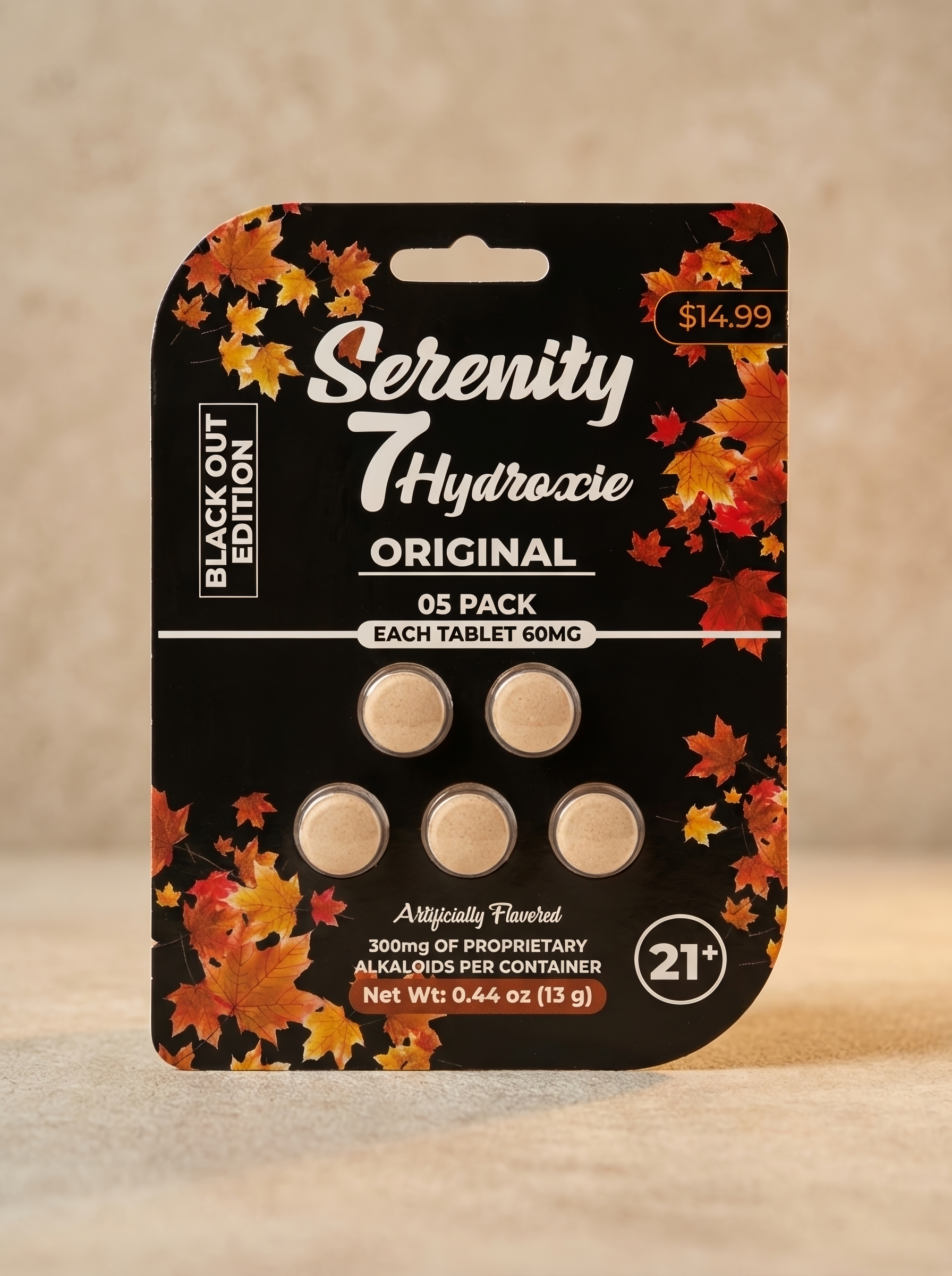 Serenity 7 Hydroxy - Original 60mg Pack of 5 Tabs